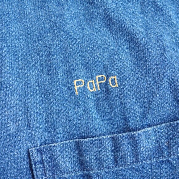 Vintage Chaps Ralph Lauren Denim Button Down Shirt Long Sleeve Mens Size XL - Picture 6 of 14